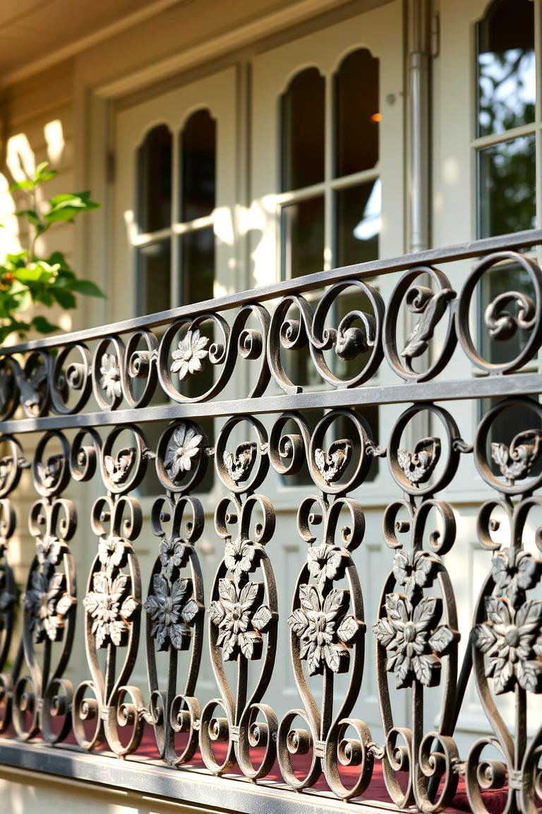 Wrought Iron Balcony Railings - 24 Balcony Railing Design Ideas