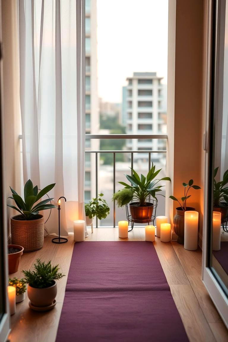 Yoga and Meditation Space - 24 Balcony Ideas