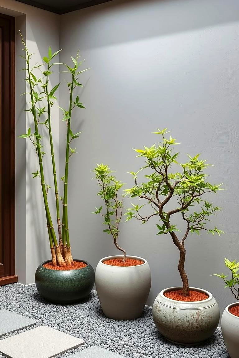 Zen Corner Retreat - 24 Corner Garden Ideas With Pots