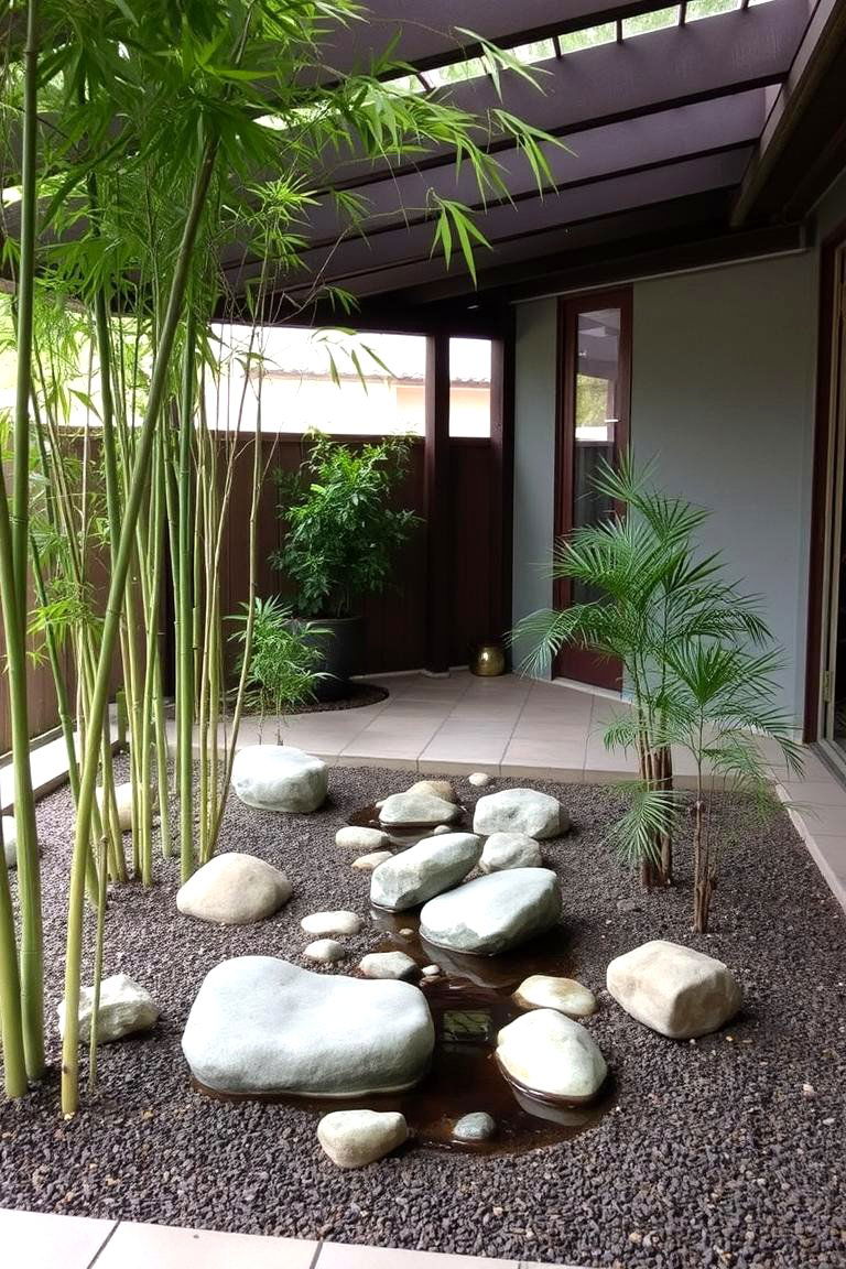 Zen Garden - 24 Attached Covered Patio Ideas