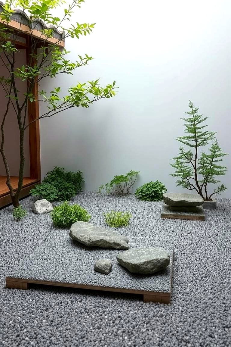 Zen Garden - 24 Vertical Pallet Garden Ideas