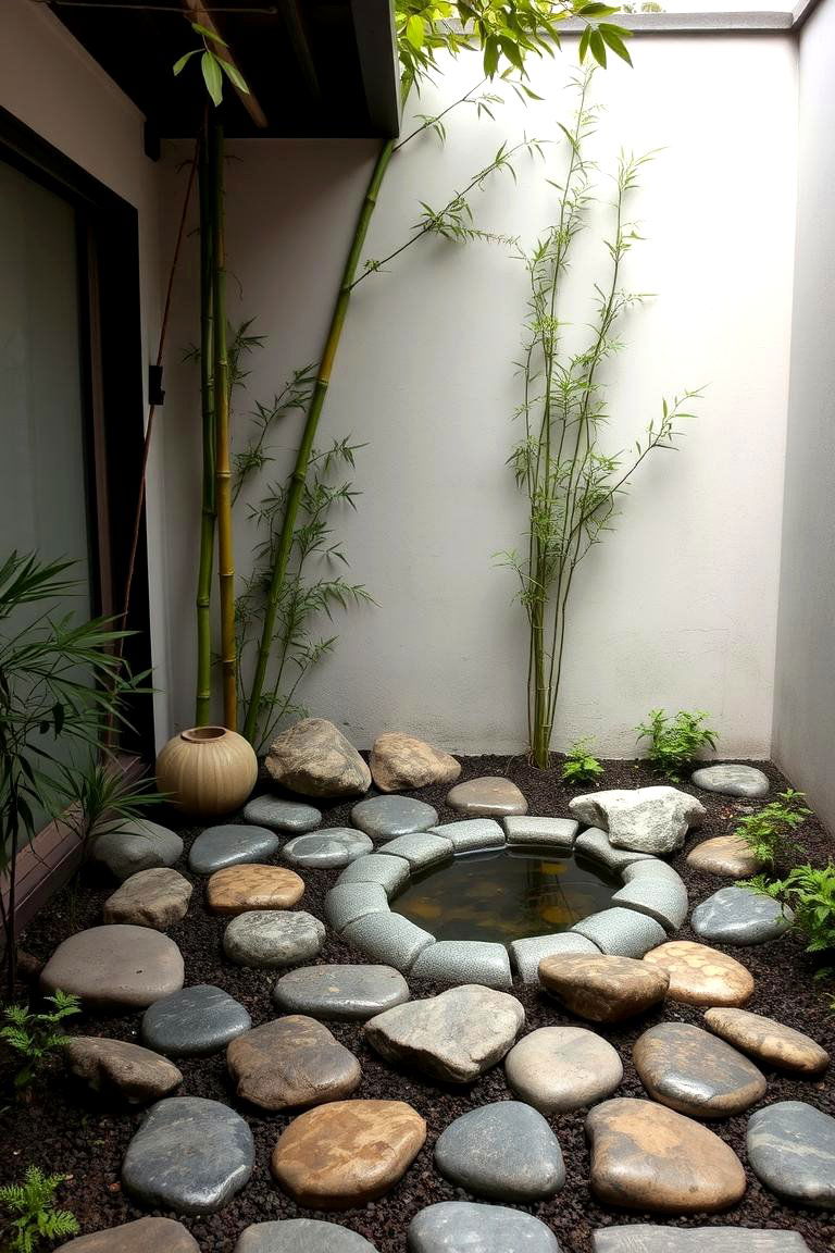 Zen Garden Escape - 24 Corner Patio Ideas