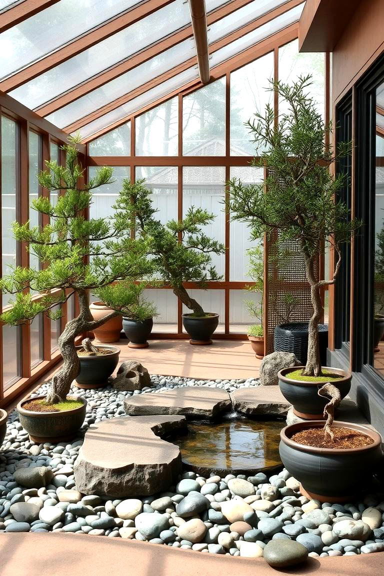 Zen Garden Escape - 24 Porch Greenhouse Ideas