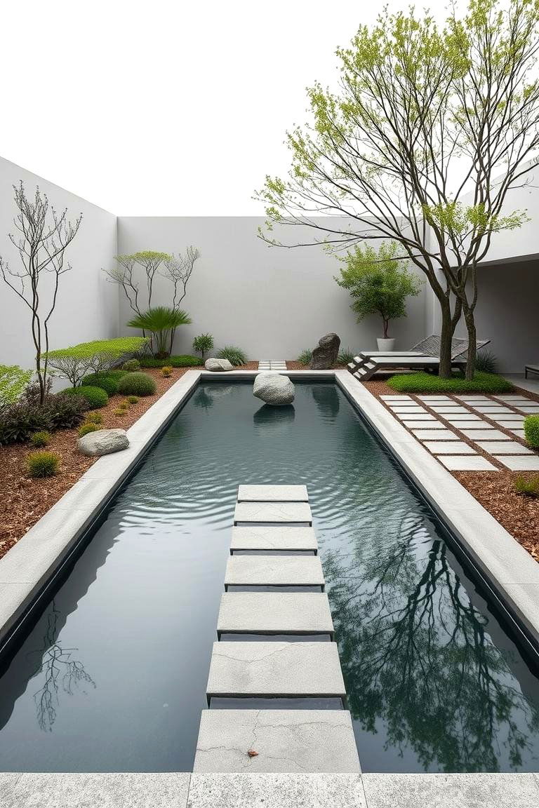Zen Garden Lagoon Pool - 24 Lagoon Pool Design Ideas