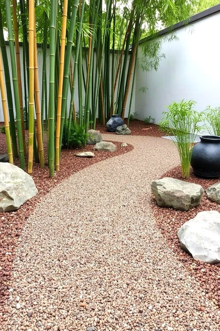 Zen Garden Mulch Pathway - 24 Mulch Pathway Ideas