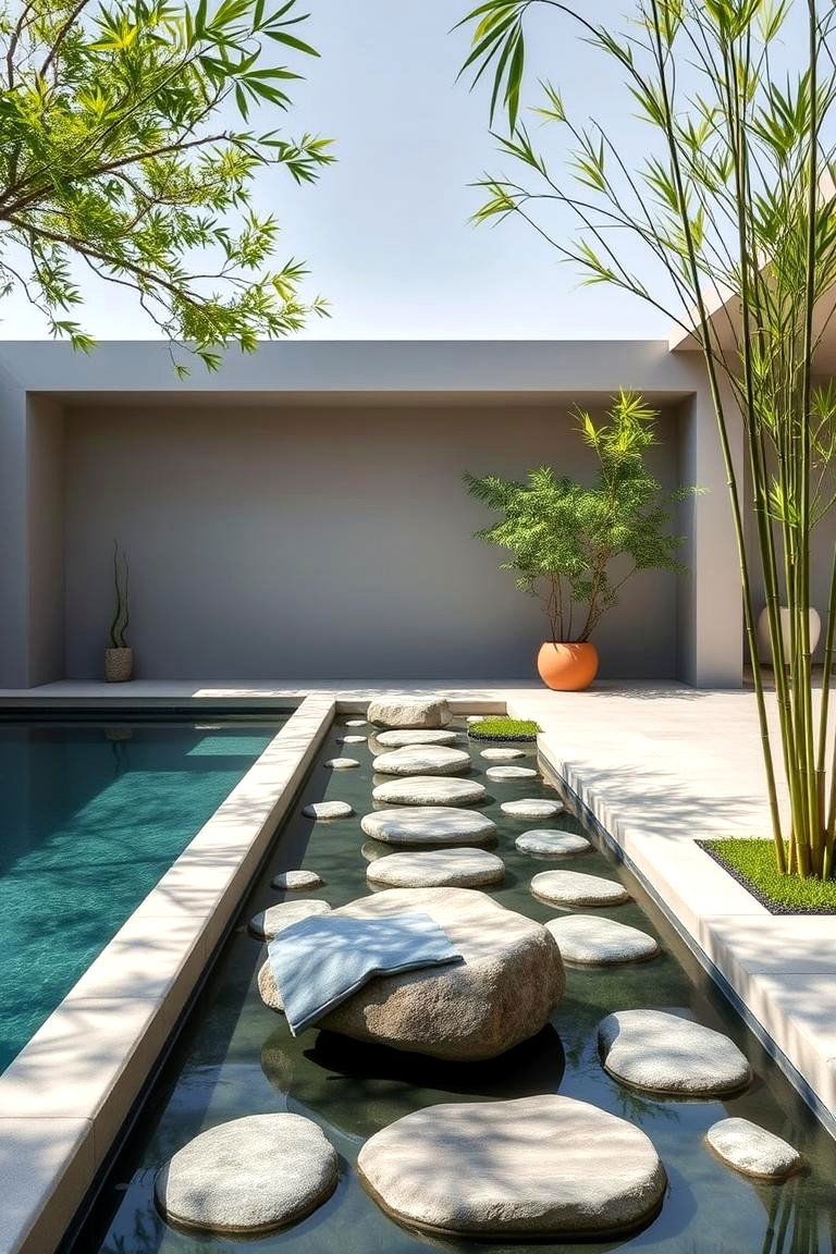 Zen Garden Pool Deck - 24 Above-ground Pool With Deck Ideas