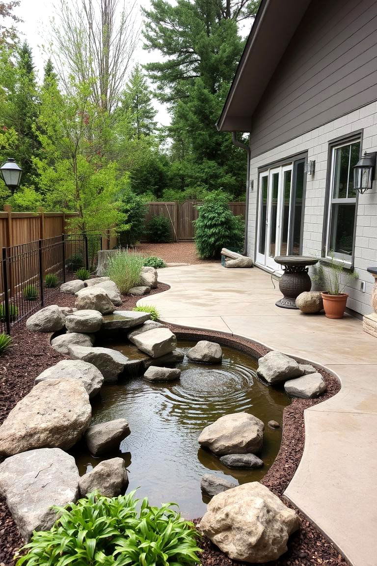 Zen Garden Retreat - 24 Raised Concrete Patio Ideas