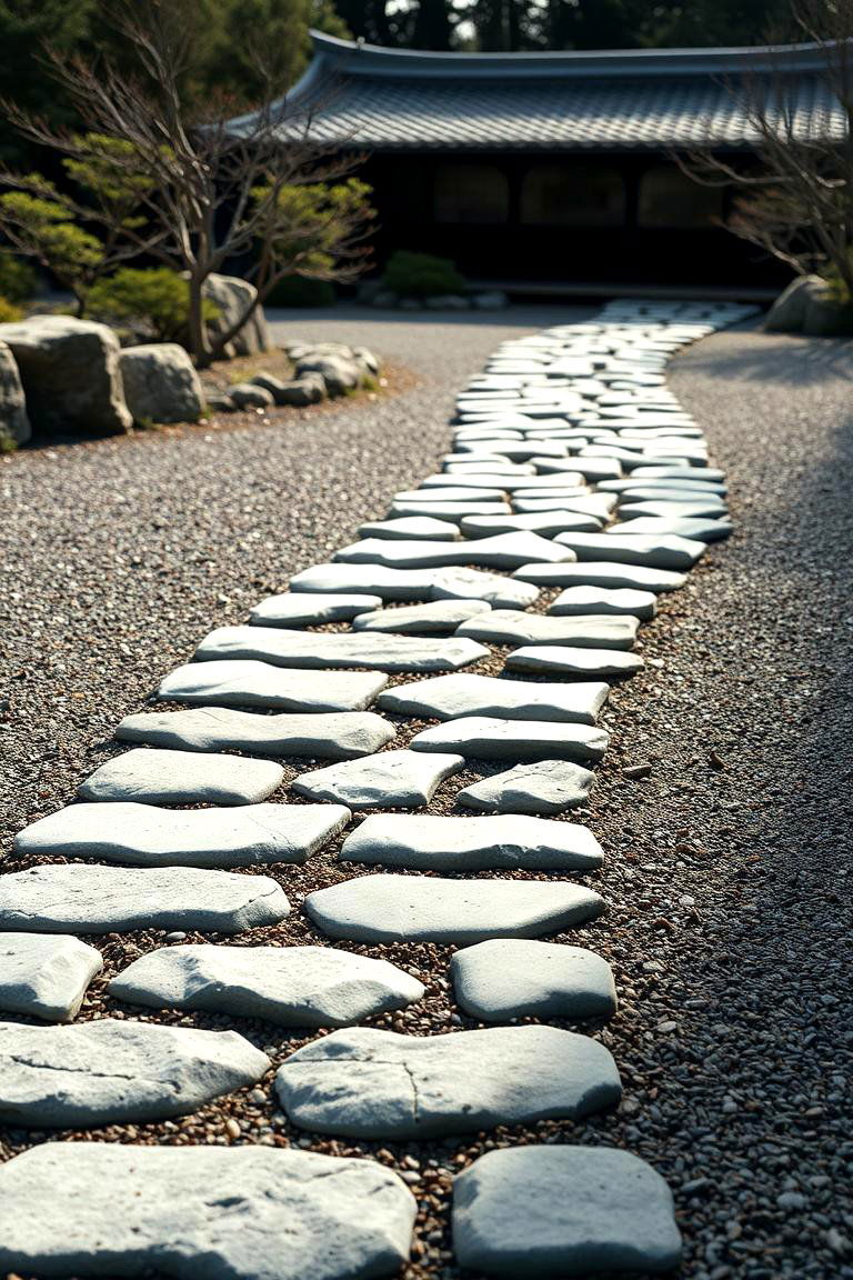 Zen Garden Stone Path - 24 walkway ideas