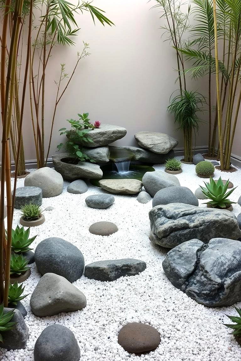 Zen Garden for Tranquility - 24 Arizona Backyard Ideas