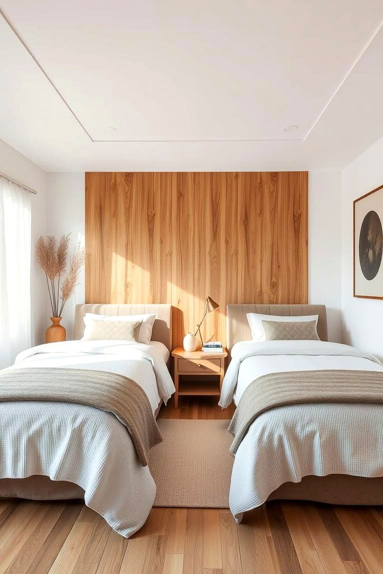 Zen Inspired Calm Retreat - 24 Twin Bedroom Ideas