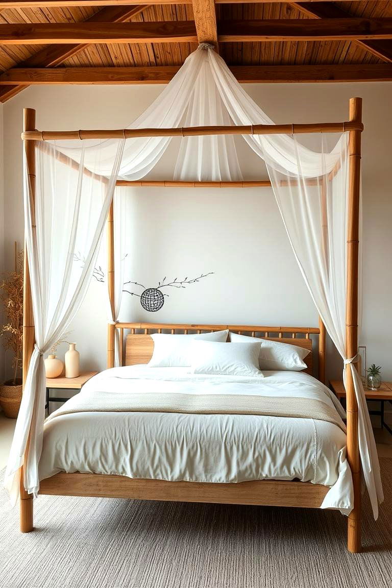 Zen Inspired Canopy Bed - 24 Canopy Bed Ideas