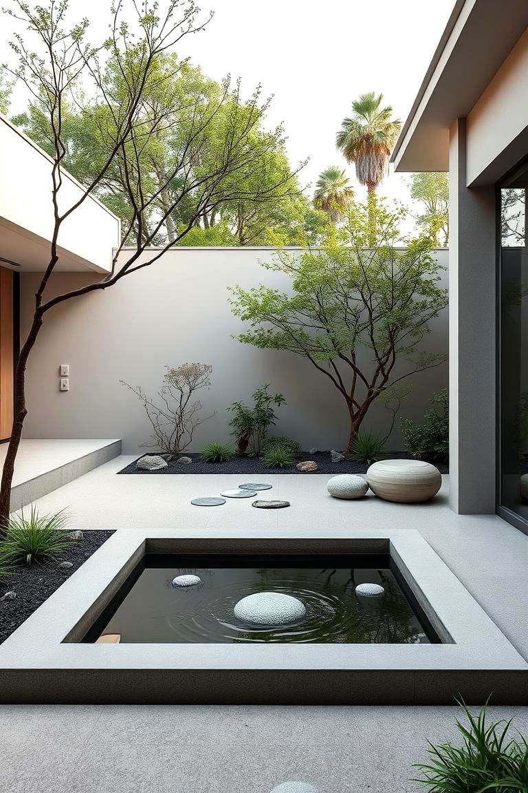 Zen Inspired Garden Well - 24 Outdoor Wishing Well Garden Ideas