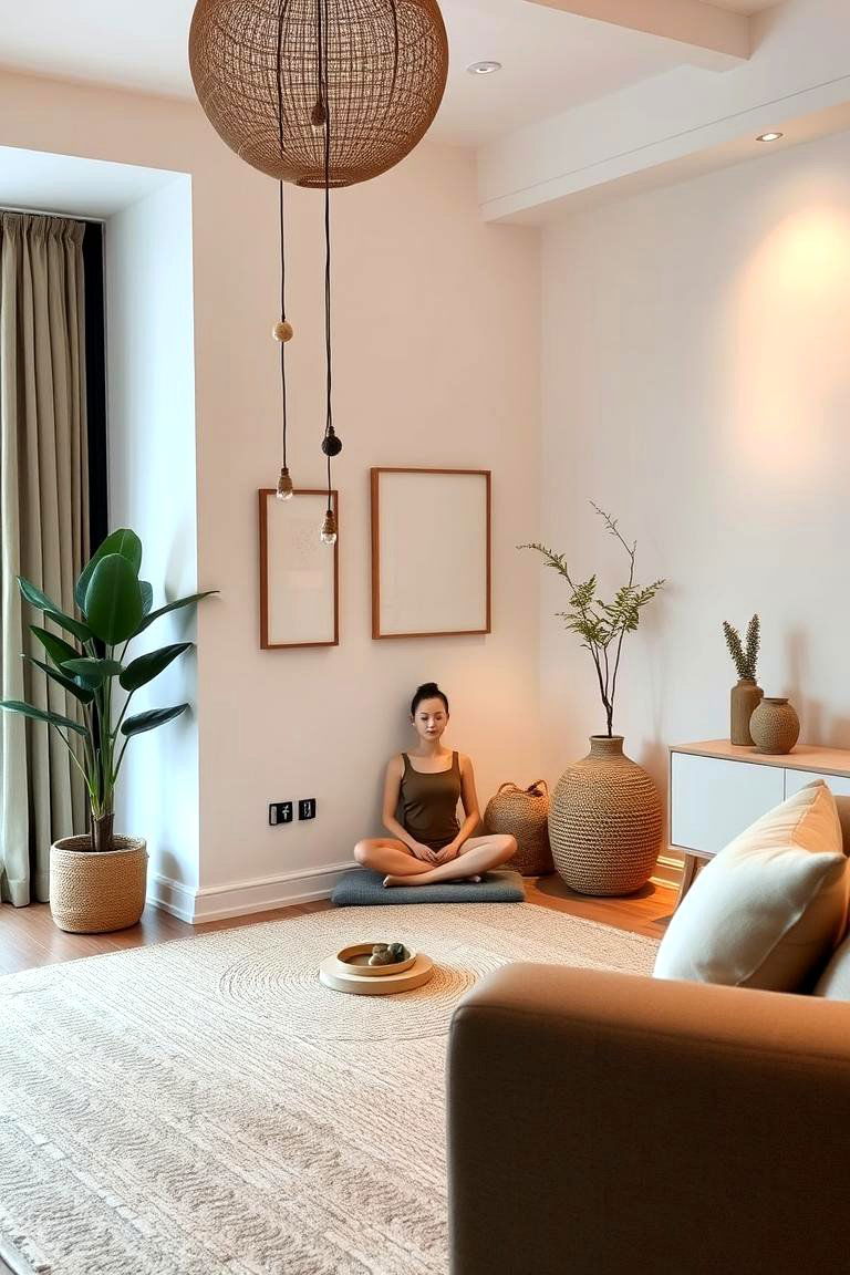 Zen Inspired Meditation Corners - 24 Feng Shui Living Room Ideas
