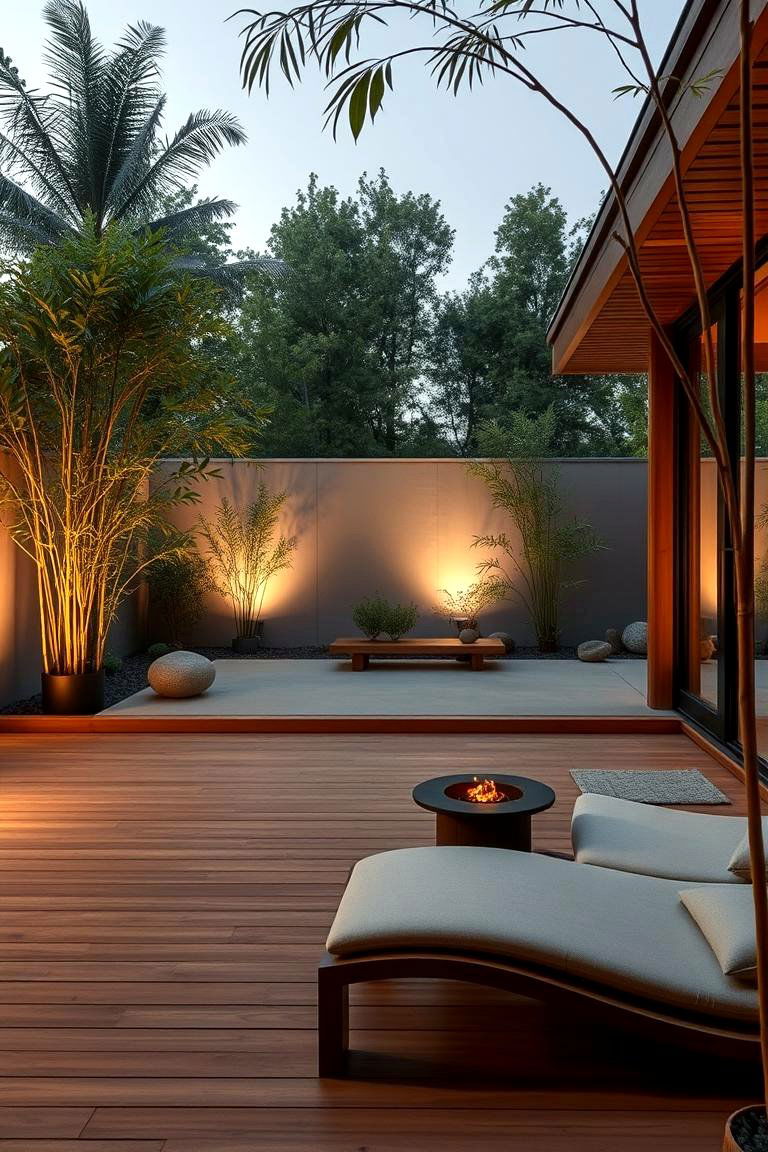 Zen Inspired Outdoor Retreat - 24 Deck and Patio Combination Ideas