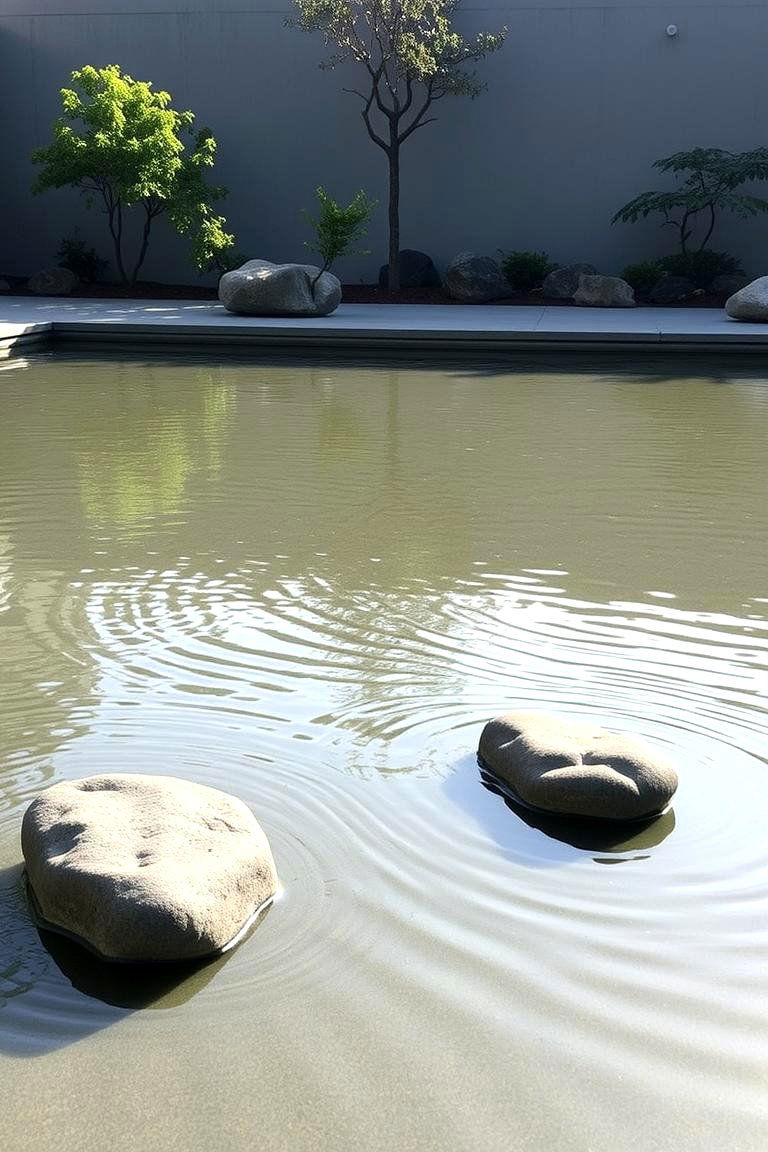 Zen Inspired Reflecting Pool - 24 Small Garden Reflecting Pool Ideas