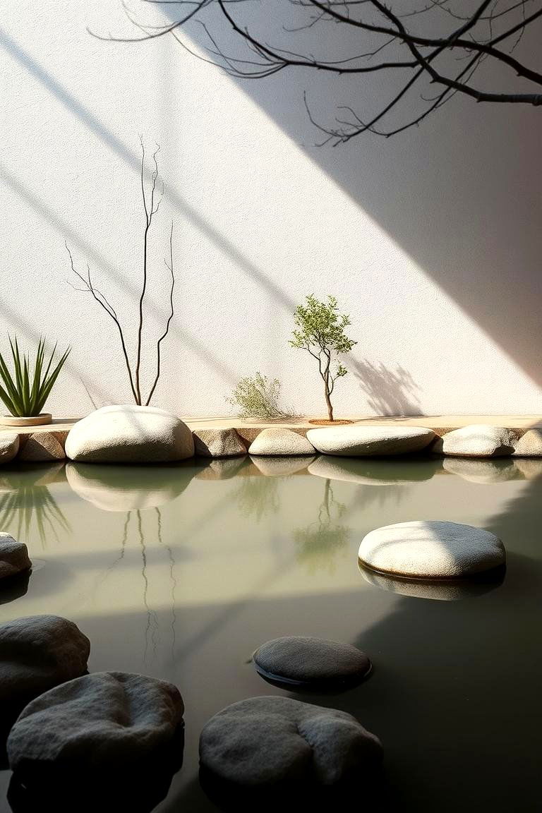 Zen Inspired Tranquil Pond - 24 Pond Landscaping Ideas