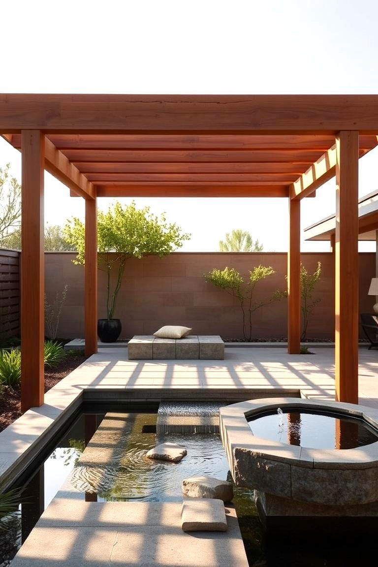 Zen Inspired Tranquility - 24 Patio With a Pergola Ideas