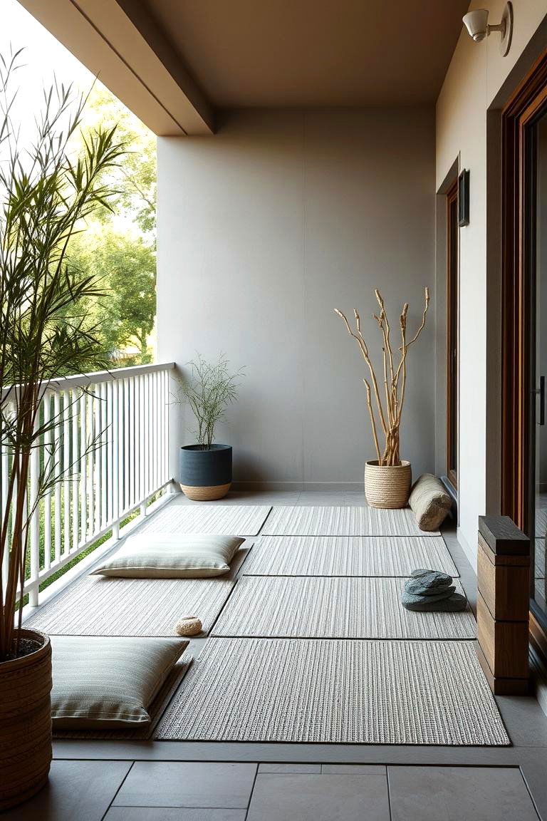 Zen Meditation Space - 24 Balcony Deck Ideas