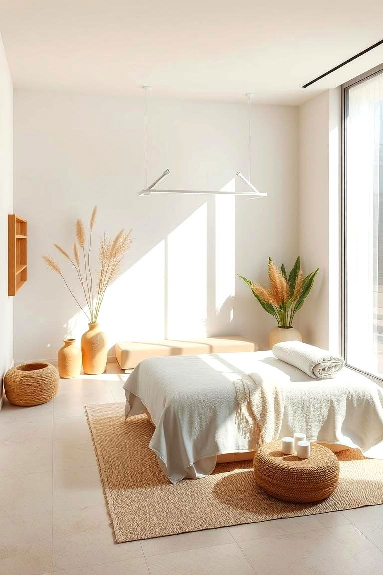Zen Minimalist Retreat - 24 Spa Room Ideas