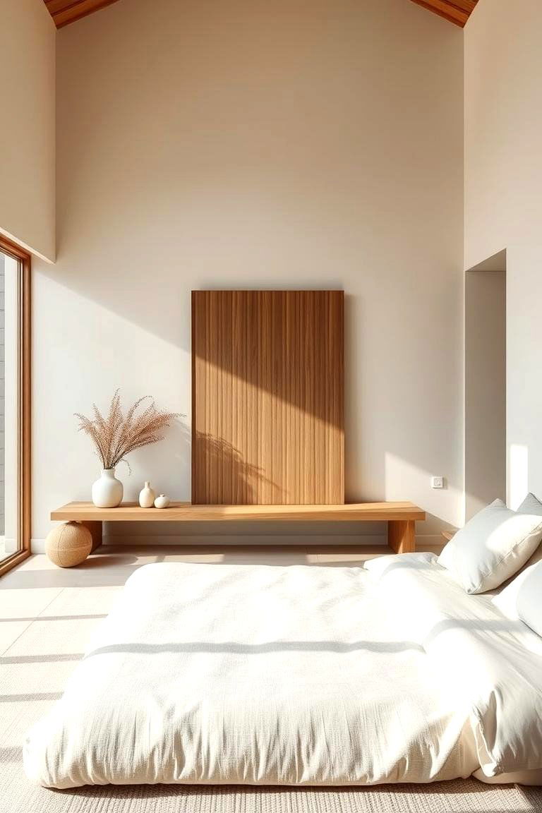 Zen Minimalist Sanctuary - 24 Asian Bedroom Ideas