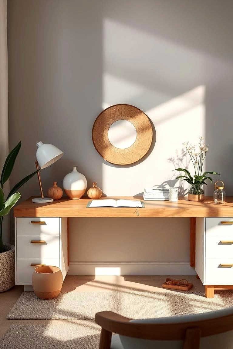 Zen Vibes - 24 Desk Decor Ideas