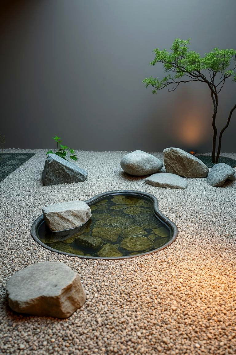 Zen Water Garden Tranquility - 24 Water Feature Ideas