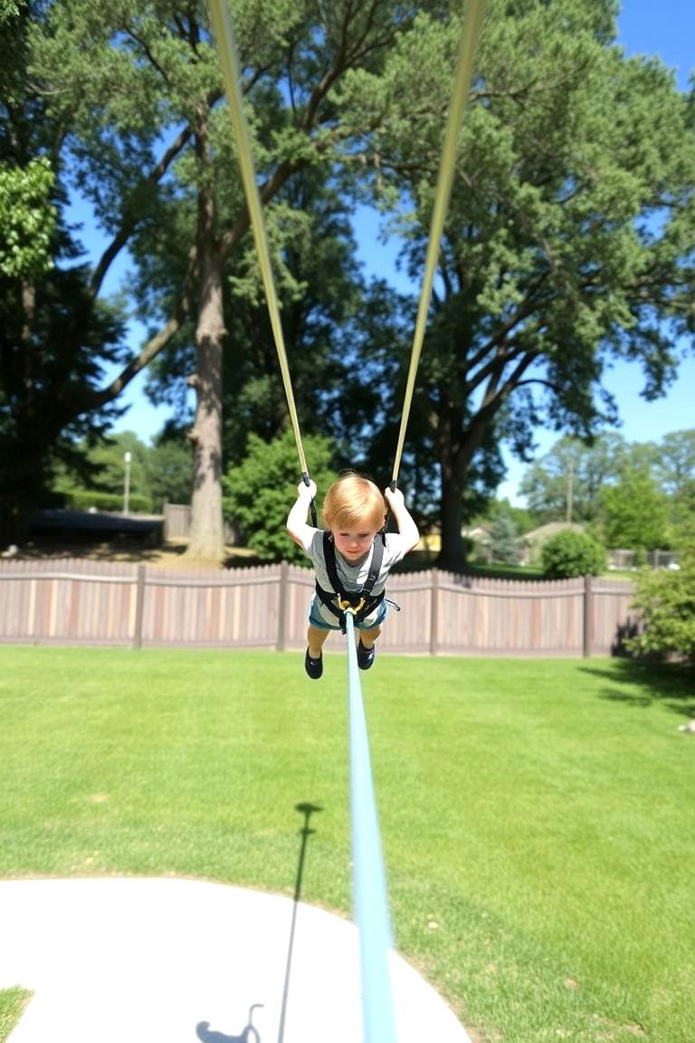 Zipline Adventure - 24 Backyard Ideas for Kids