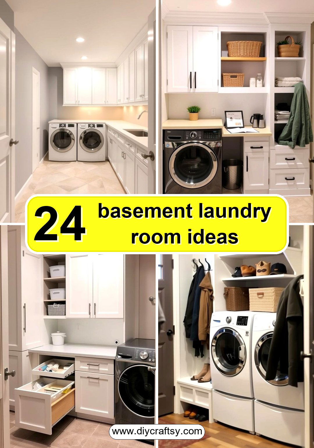 basement laundry room ideas