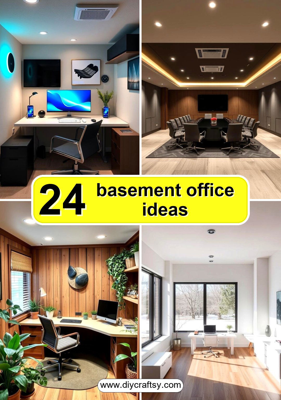 basement office ideas