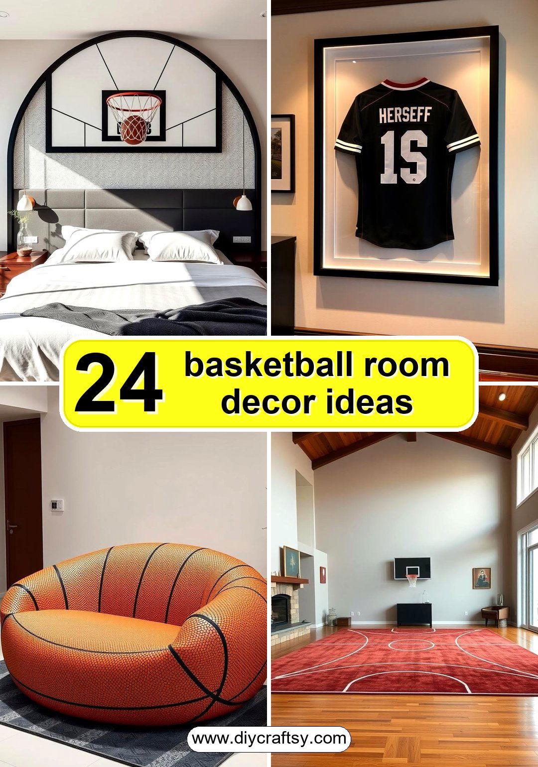 basketball room decor ideas