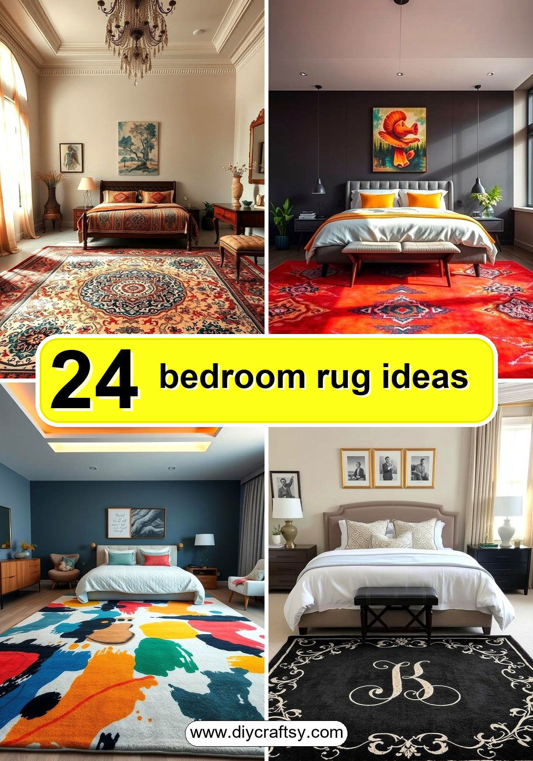 bedroom rug ideas