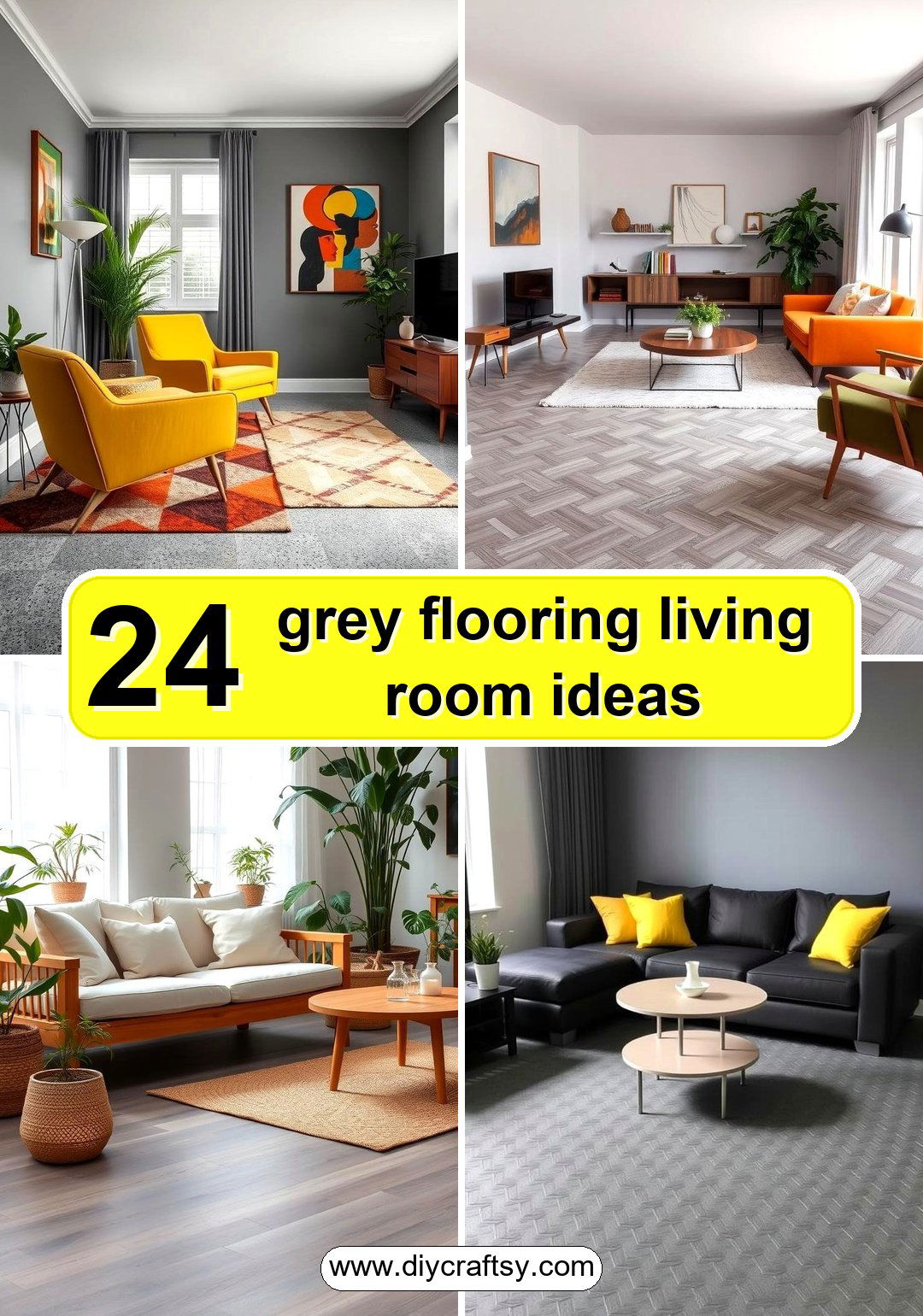 grey flooring living room ideas
