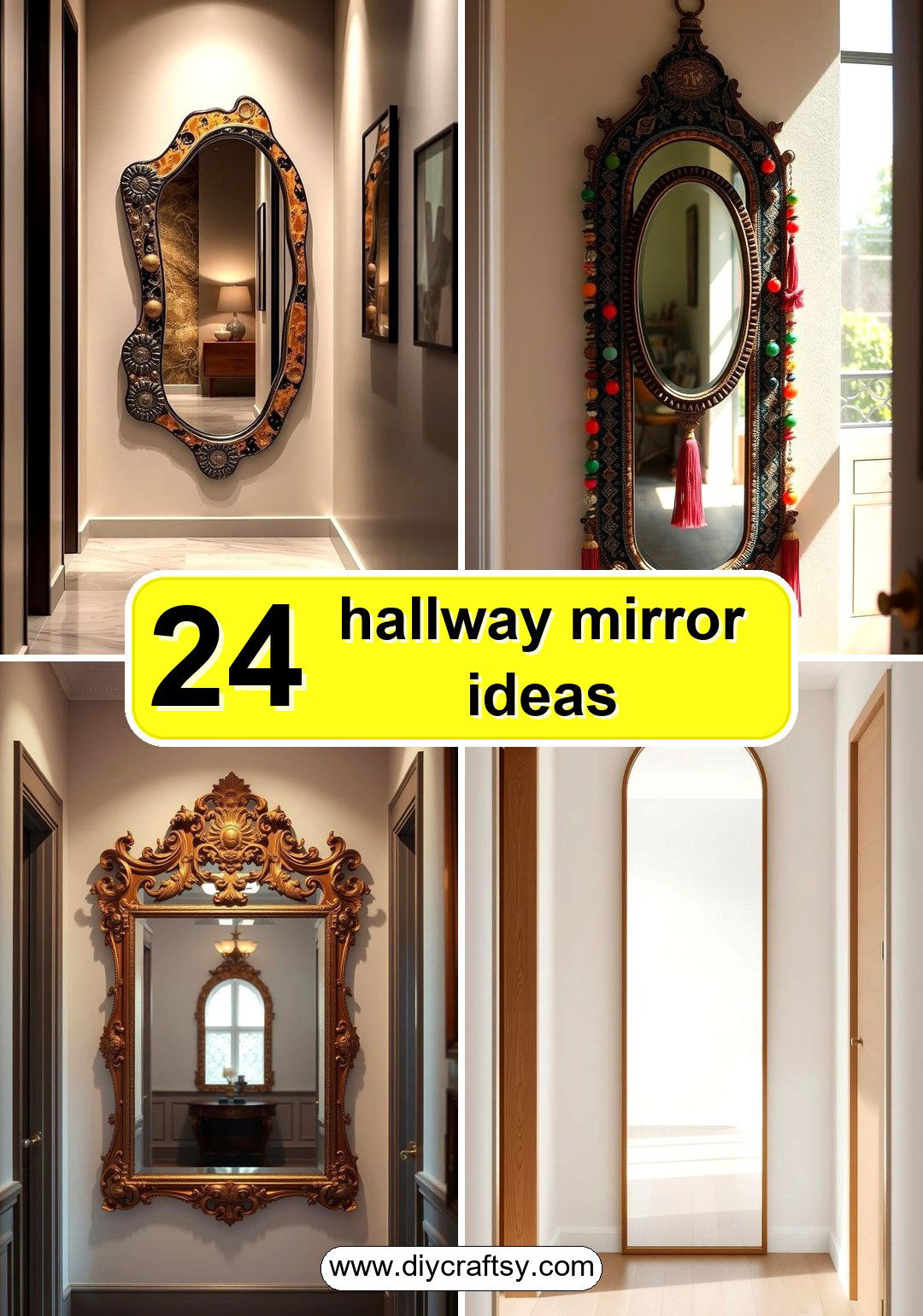 hallway mirror ideas