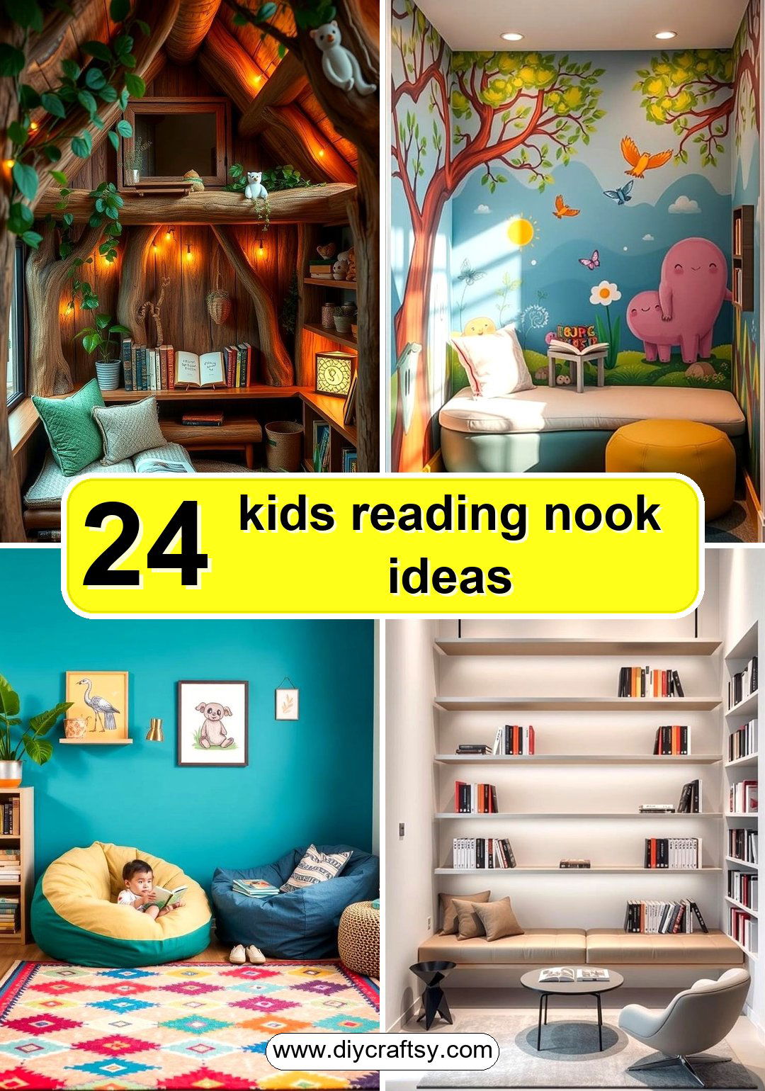 kids reading nook ideas