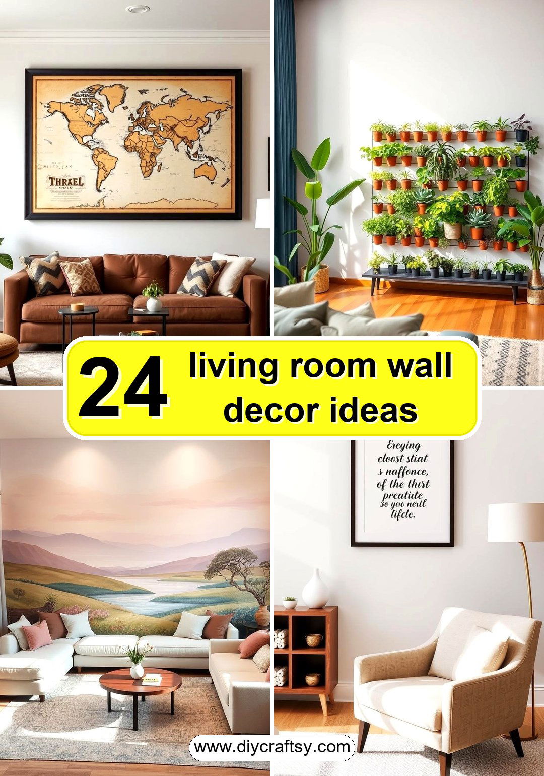 living room wall decor ideas