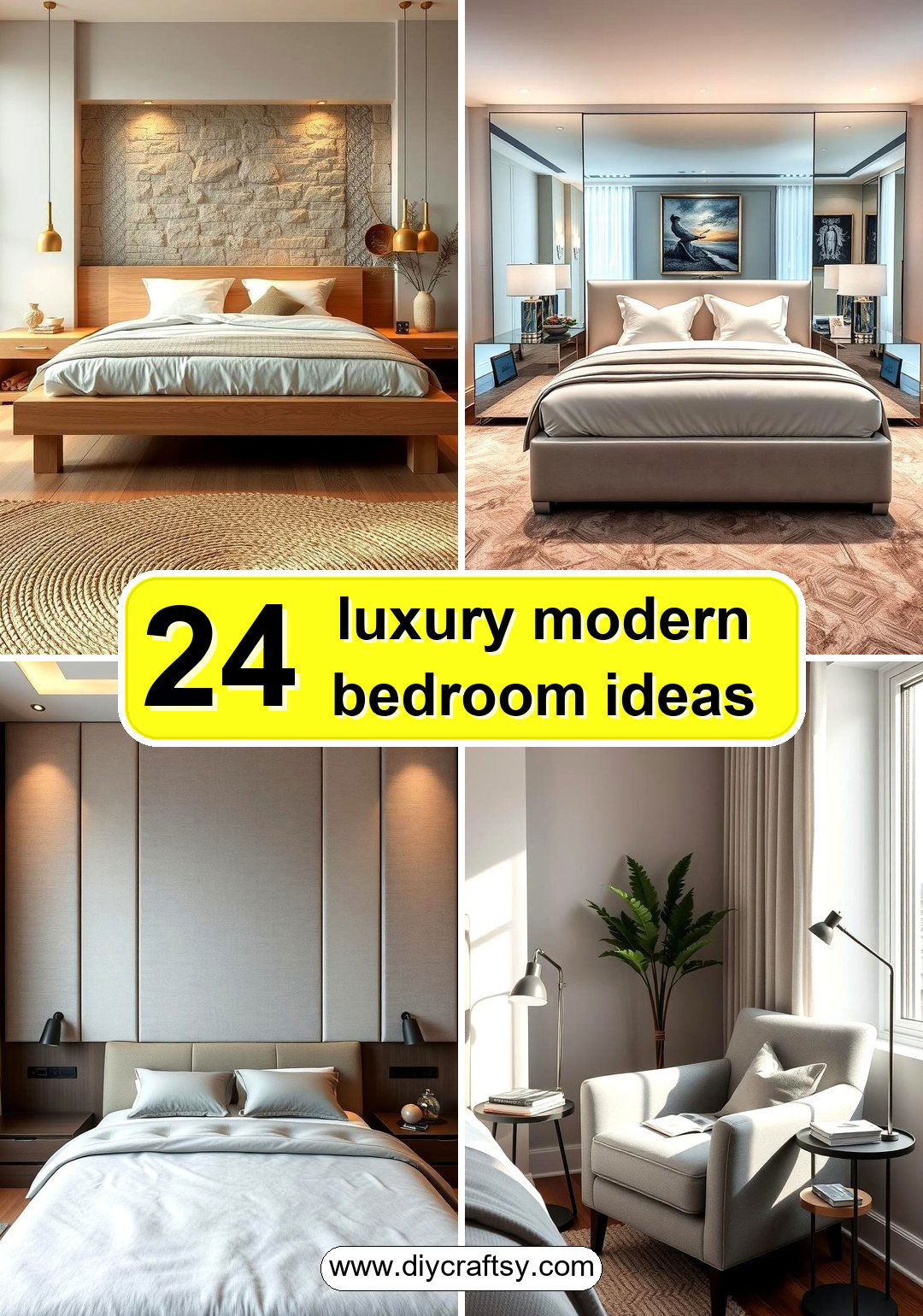 luxury modern bedroom ideas
