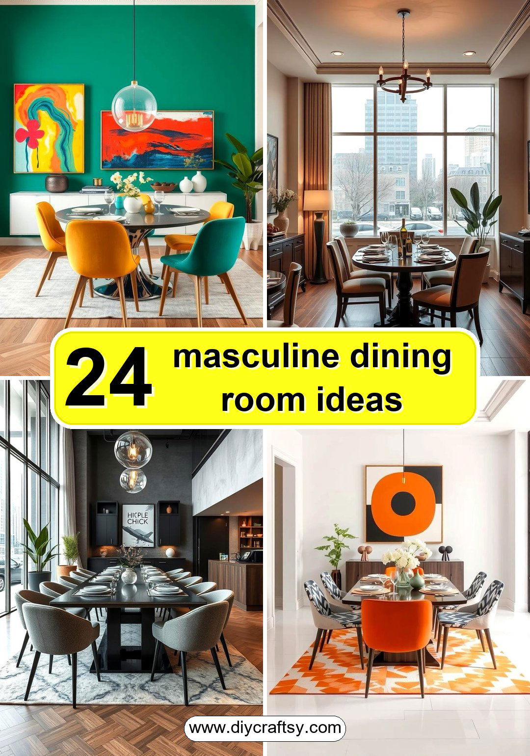 masculine dining room ideas