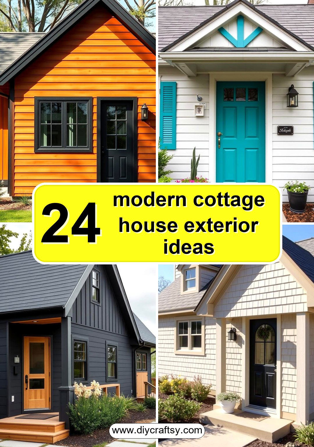 modern cottage house exterior ideas