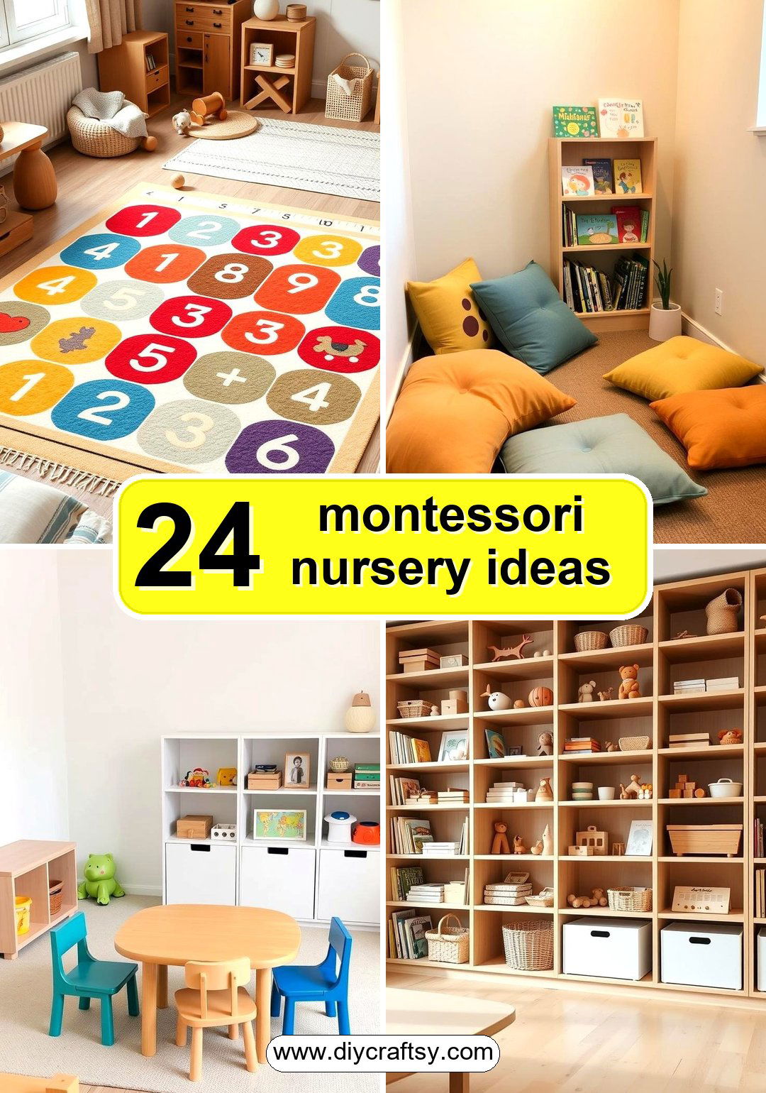 24 Montessori Nursery Ideas For Child Centered Room Designs