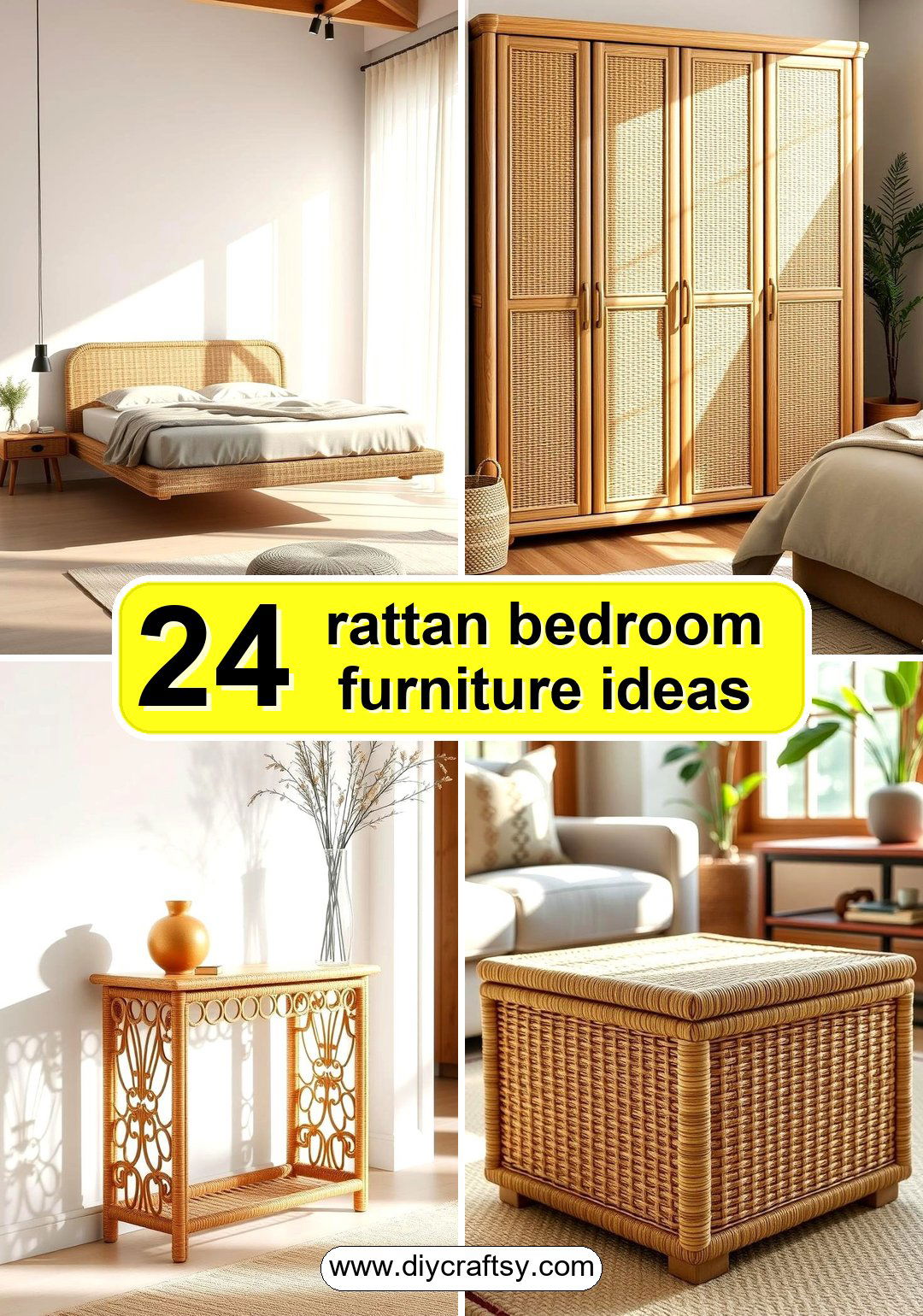 rattan bedroom furniture ideas