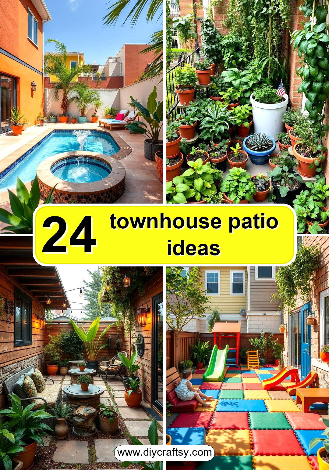 townhouse patio ideas