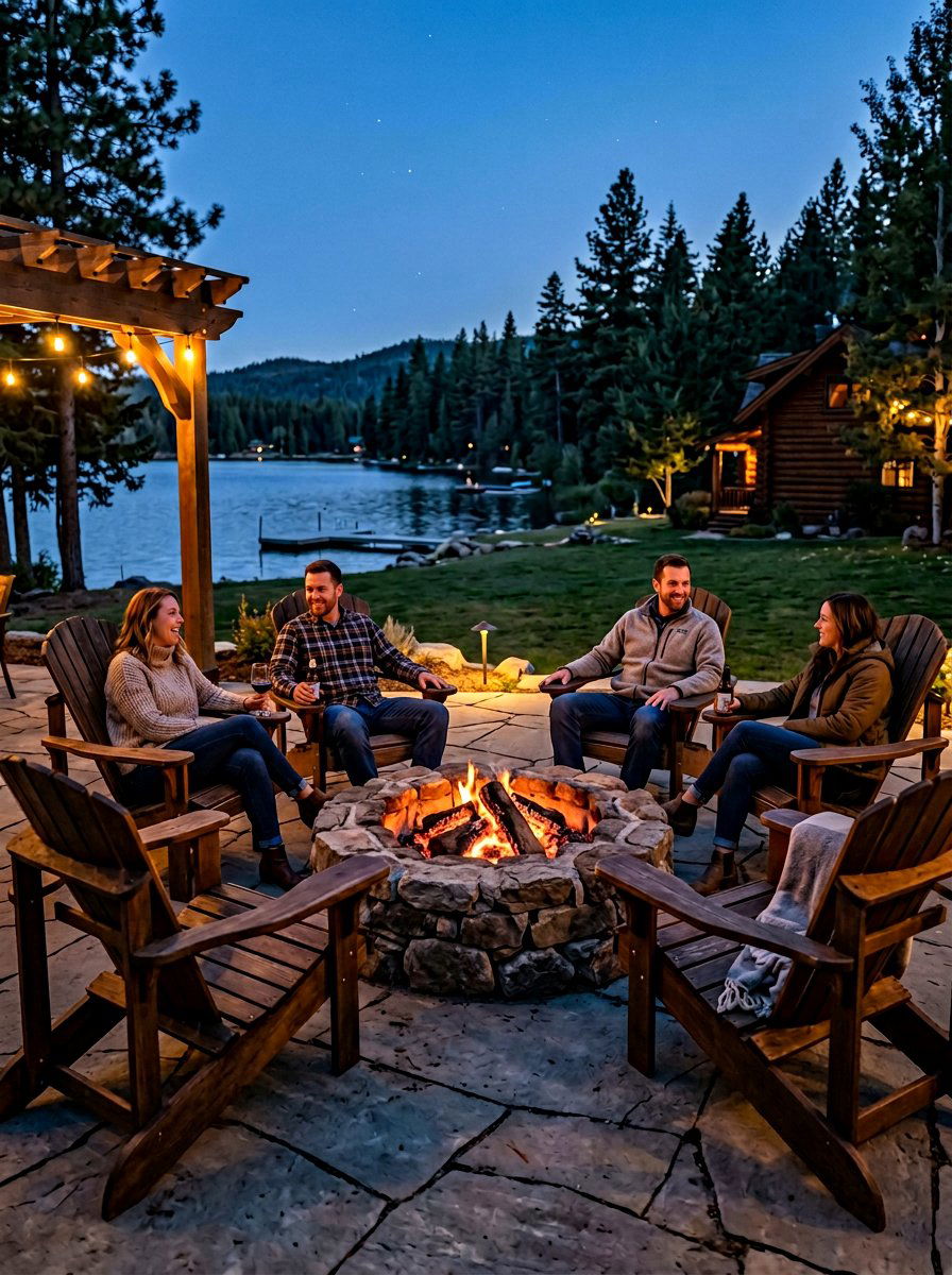 Adirondack Chair Fire Pit Set - 25 Pallet Adirondack Chair Ideas