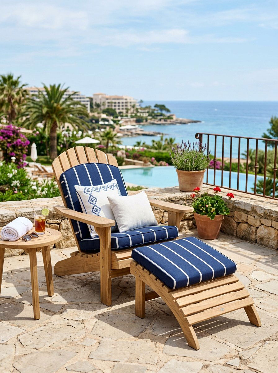 Adirondack Chair With Footrest - 25 Pallet Adirondack Chair Ideas