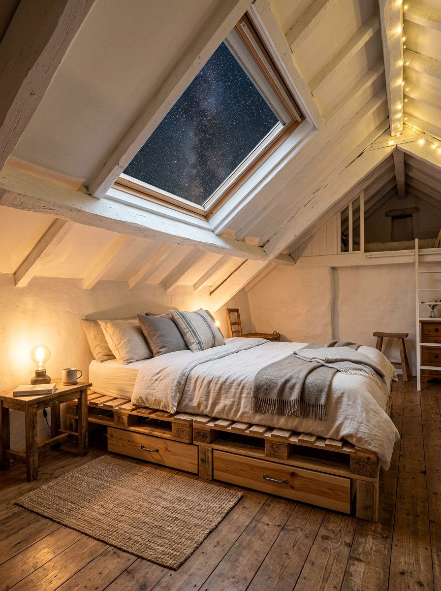 25 Smart Pallet Bed Ideas With Drawers for Your Bedroom