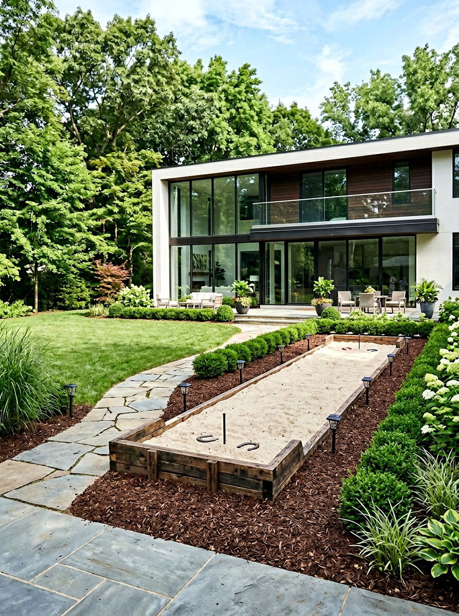 Backyard Horseshoe Pit Landscaping - 25 Pallet Horseshoe Pit Frame Ideas