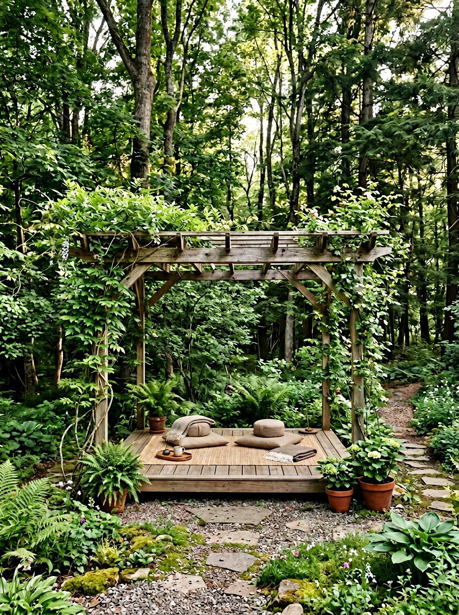 Backyard Pallet Pergola - 25 Pallet Pergola Ideas