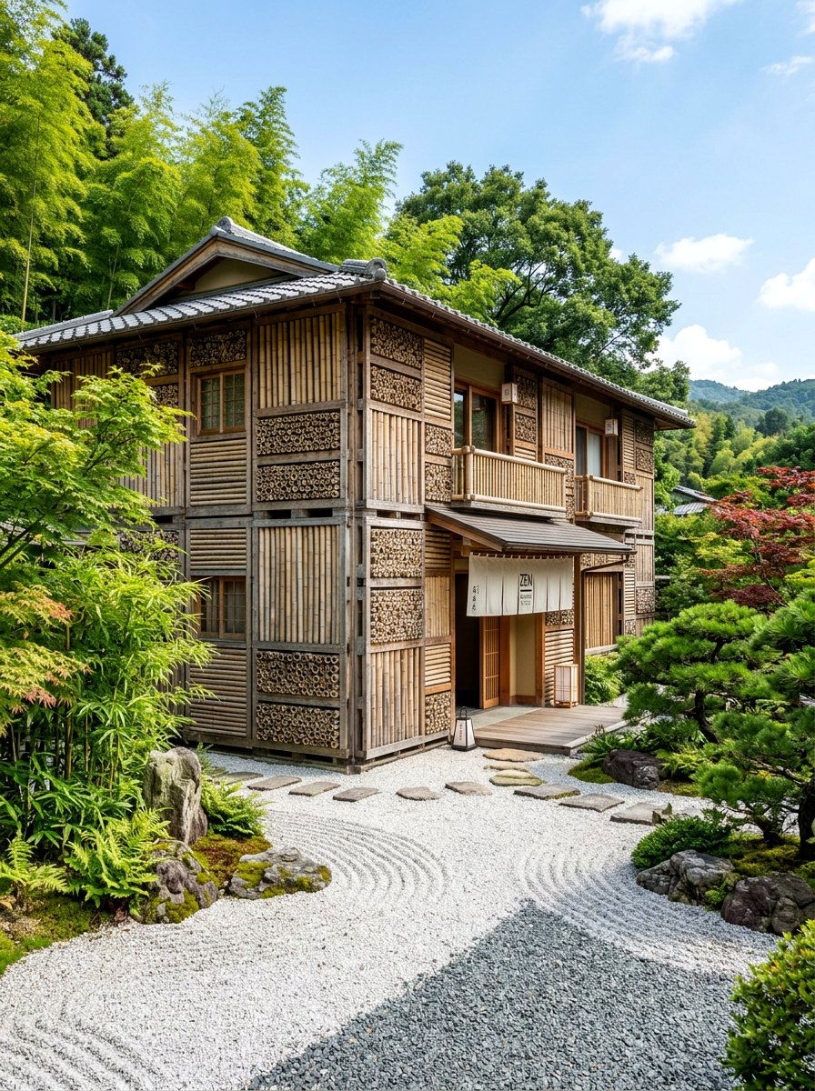 Bamboo filled pallet hotel - 25 Pallet Insect Hotel Ideas