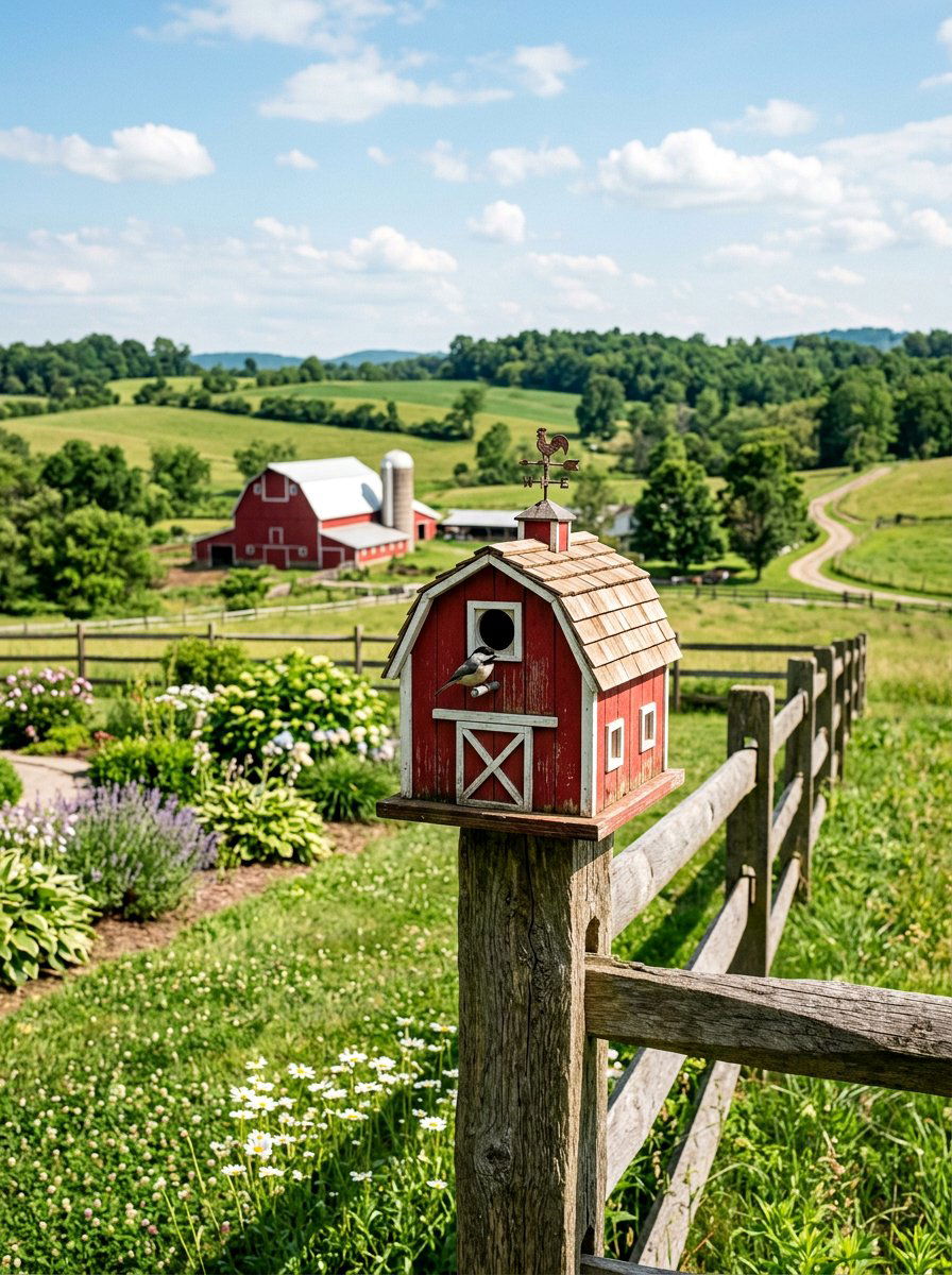 Barn Style Bird House - 25 unique bird houses