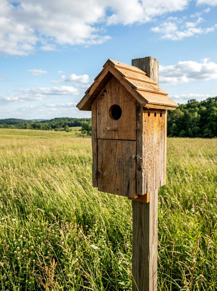 Bluebird House - 25 Pallet Birdhouse Ideas