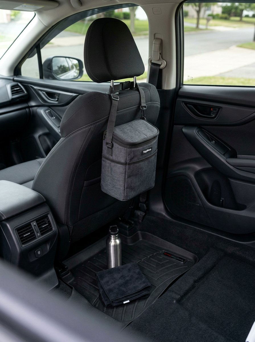 Car Trash Can - 25 cute ways to decorate your car